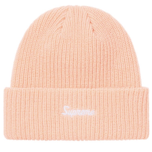Supreme Loose Gauge Beige Beanie Hat New Knit Ski Cap NYC Skull - Picture 1 of 7